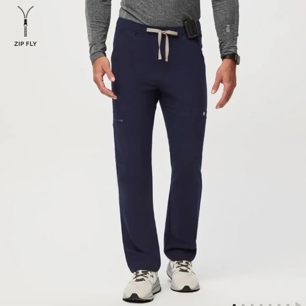FIGS Men’s Navy Blue Cairo Cargo Scrub Pants